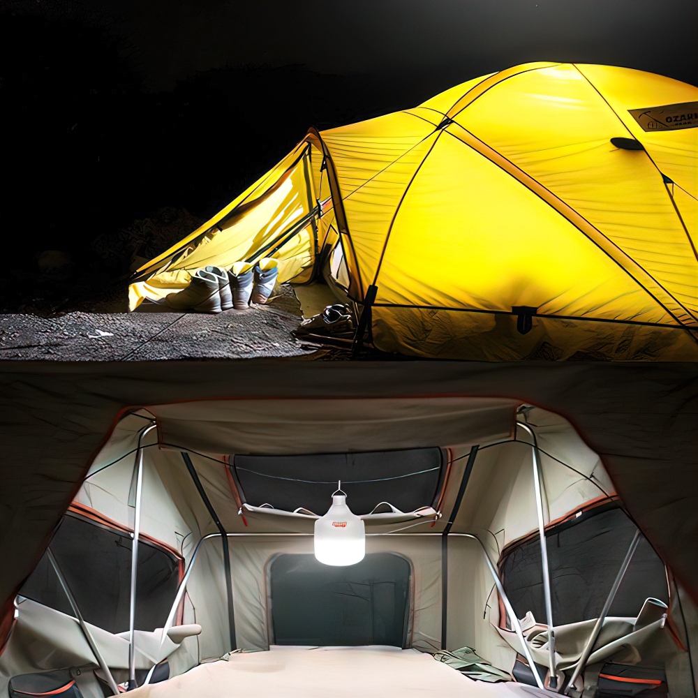 Cheap Goat Tents Emergency Lights Portable LED Lantern Outdoor Camp Flashlight Tente Familiale Camping Lights Lamp USB Rechargeable Light 30 100W   